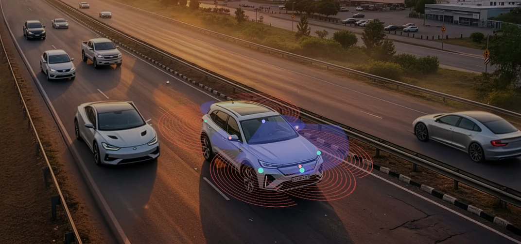 Mobileye Surround ADAS™ combines surround-view perception, RSS driving policy and REM™ crowdsourced maps with a single EyeQ™6H to enable hands-free highway driving, intelligent parking, and context-aware decision-making for enhanced safety.