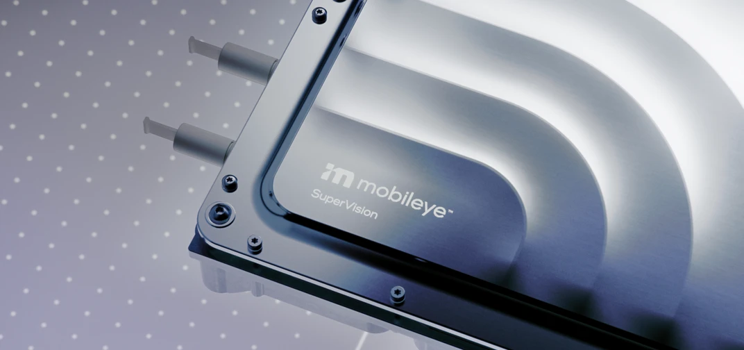 The base configuration is Mobileye SuperVision™, Mobileye's hands-off/eyes-on platform that is connected to 11 cameras and an optional radar.