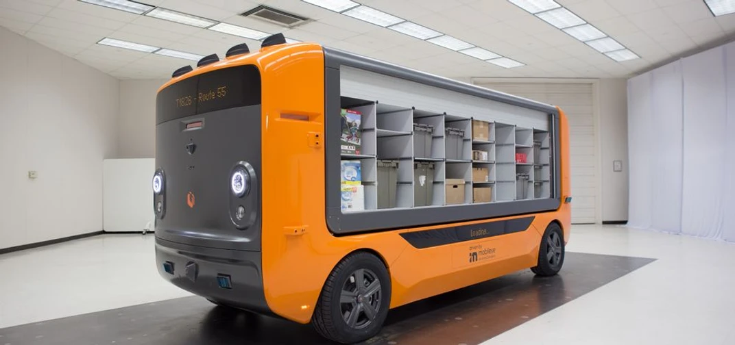 Udelv aims to deploy the first Transporters, driven by Mobileye in 2023. (Credit: Udelv)