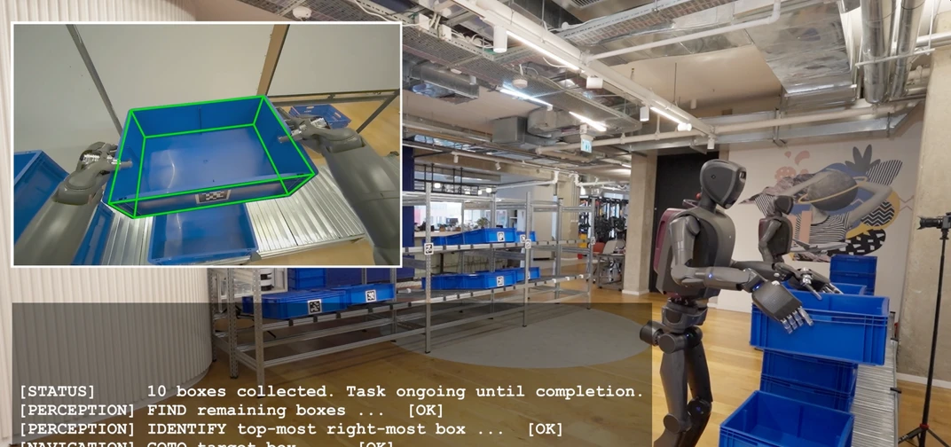 MenteeBot showcases the complete autonomous execution of a task, encompassing scene perception, movement (navigation and locomotion), finding and locating objects (detection and localization), gripping (grasping), and manipulating objects (handling).