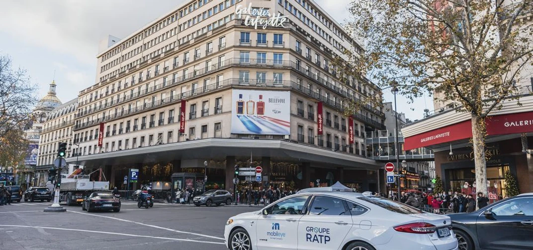 In December 2021, Mobileye announced it is adding Paris to its rapidly expanding global autonomous vehicle testing program. (Credit: Hamdi Chref – RATP)